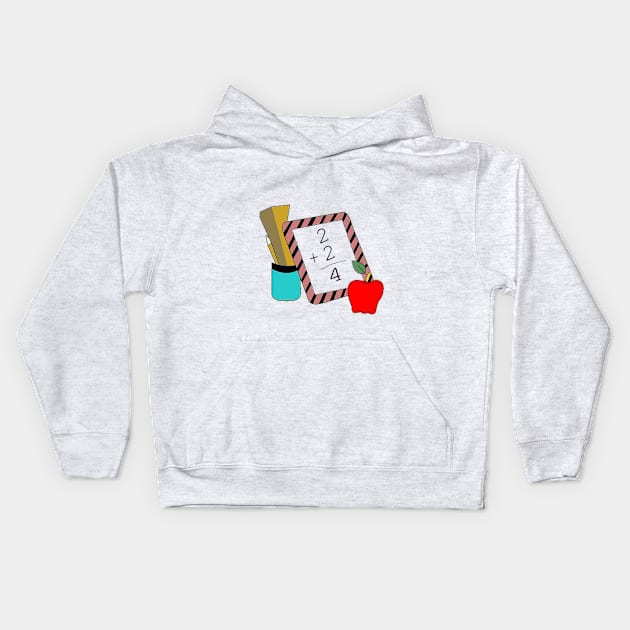 math Kids Hoodie by Waleed Mahmud